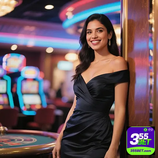 Jogador sorridente na plataforma de jogos de cassino, com roleta online, blackjack e bacará ao fundo